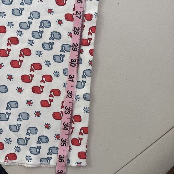 Roberta Roller Rabbit Moby the Whale Pajama Set Women's Size Medium Blue Red - Picture 14 of 15